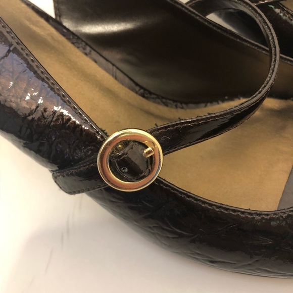 Women’s open toe heels size 10 brown Predictions - Picture 3 of 8